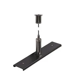 track reinforcement plate TRACK 48V with suspension kit, black