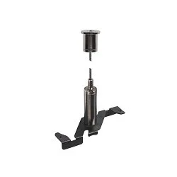 pendant suspension TRACK 48V with wire rope, black