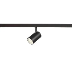 track spot NUMINOS® XS 48V DALI 2 55° swivelling, for VDU workstation, DALI controllable IP20, black matt dimmable