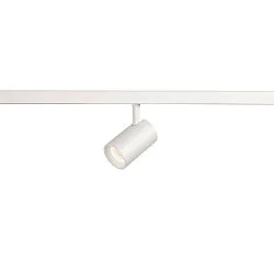 track spot NUMINOS® XS 48V DALI 2 55° swivelling, for VDU workstation, DALI controllable IP20, white matt dimmable