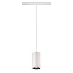 LED Pendelleuchte NUMINOS® S TRACK 48V, 20°, 16W, CRI90, DALI, IP20, 2700K, 960lm, weiß/chrom