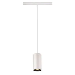 LED Pendelleuchte NUMINOS® S TRACK 48V, 20°, 16W, CRI90, DALI, IP20, 3000K, 1060lm, weiß/schwarz