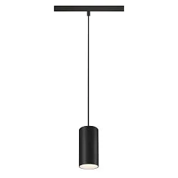 pendant luminaire NUMINOS® S 48V DALI 2 55° for VDU workstation, DALI controllable IP20, black matt dimmable