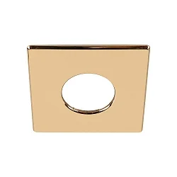 Abdeckung UNIVERSAL DOWNLIGHT, für Downlight IP65, eckig, gold glänzend