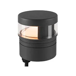 LED Leuchtenkopf M-POL S POLEHEAD, 180°, 10W, 2700K, 700lm, CRI 80, IP65, entblendet, dimmbar, anthrazit