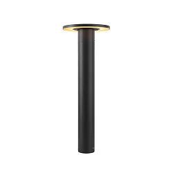 Outdoor LED Stehleuchte I-RING, IP65 IK05, Ø 24cm, 9.2W 3000K 670lm, dreh- und neigbar, schaltbar, anthrazit