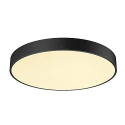 wall and ceiling luminaire MEDO® PRO 60 round, DALI controllable IP50, black dimmable