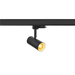 LED 3-Phasen Strahler NOBLO® SPOT DTW, IP20, 8.4W 2000-3000K 450lm 36°, CRi >90, Dim-to-Warm, schwarz