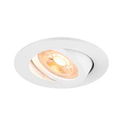 ceiling recessed luminaire NEW TRIA® 68 round GU10 IP20, white