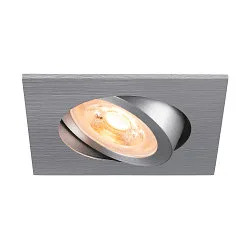 Deckeneinbauleuchte NEW TRIA® 68, quadratisch, GU10, max. 10W, IP20, aluminium