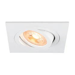 ceiling recessed luminaire NEW TRIA® 75 square GU10 IP20, white