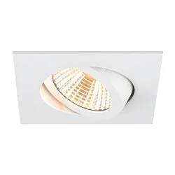 ceiling recessed luminaire NEW TRIA® UNIVERSAL square IP20, white dimmable