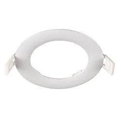 Abdeckung für Deckeneinbauleuchte DOWNLIGHT V 100, Ø 10.6cm / 2.5cm, flach, weiß