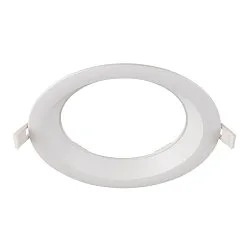 Abdeckung für Deckeneinbauleuchte DOWNLIGHT V 150, Ø 17.6cm / 2.5cm, leicht versenkt, weiß