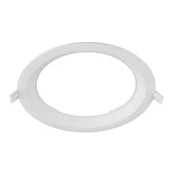 Abdeckung für Deckeneinbauleuchte DOWNLIGHT V 200, Ø 22,6cm / 2.5cm, leicht versenkt, weiß