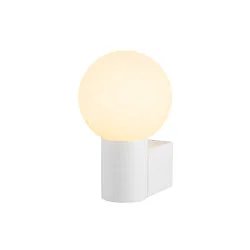 Wandaufbauleuchte VARYT Badleuchte, rund, 1x E14, max. 6W, IP44, weiß