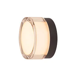 wall and ceiling luminaire CYFT IP44, black dimmable