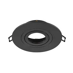 Deckeneinbauring NEW TRIA® 75 XL, rund, IP20, schwarz
