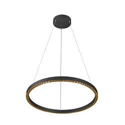 LED Pendelleuchte ONE CUBE, Ø 80,5cm, 54W, 3000K, 4000lm, IP20, DALI dimmbar, schwarz