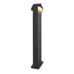 Outdoor LED Stehleuchte LID I 75 DOUBLE, IP65 IK07, 29W 2700/3000K (CCT Switch) 2000lm 2x100°, dimmbar, drehbar, anthrazit