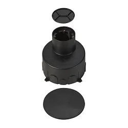 Montagegehäuse für DASAR® S, schwarz