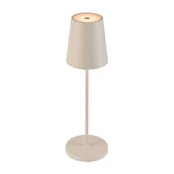 battery table lamp VINOLINA TWO 3-CCT 3-fold, CCT Switch, with touch dimmer, conical, with charging station IP65