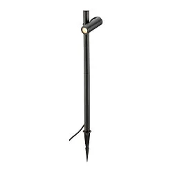 LED Outdoor Erdspießleuchte HELIA SLIM POLE SINGLE, 3000K, IP65, schwarz