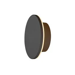 outdoor wall luminaire D-RING S PHASE IP65, black dimmable