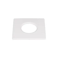 Abdeckung für LED Einbauleuchte UNIVERSAL DOWNLIGHT PHASE, IP65 (Outdoor + Indoor), quadratisch, starr, weiß