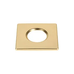 Abdeckung für LED Einbauleuchte UNIVERSAL DOWNLIGHT PHASE, IP65 (Outdoor + Indoor), quadratisch, starr, gold matt