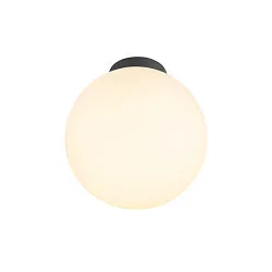Deckenleuchte SUN 30, rund, 1x max. 60W, E27, schwarz