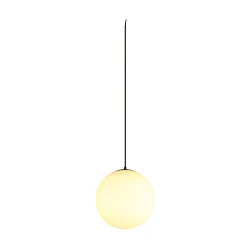 pendant luminaire SUN 30 with open cable, ball shaped E27 IP20, dimmable