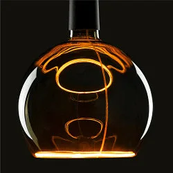 LED Leuchtmittel Floating Globe 200 PHASE, E27, 6W 1900K, dimmbar, smokey black