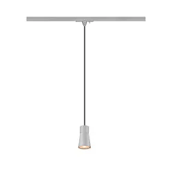 1-Phasen Pendelleuchte PURI 2.0 CONE, GU10 max. 6W, grau