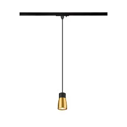1-phase pendant luminaire PURI 2.0 - DOME half round GU10 IP20, black dimmable