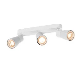 wall and ceiling luminaire PURI 2.0 - DOME 3 flames, long GU10 IP20, white dimmable