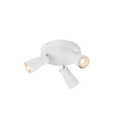 Wand- und Deckenleuchte PURI 2.0 DOME, rund, 3x GU10 max. 6W, weiß