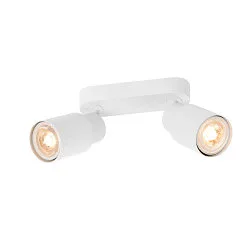Wand- und Deckenleuchte PURI 2.0 TUBE, Long, 2x GU10 max. 6W, weiß