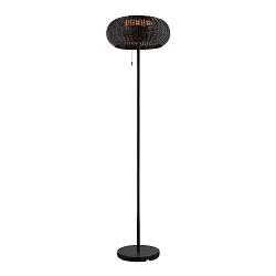 LED Ootdoor Solar Stehleuchte ADEGAN, 4,35W, 2200K, 85lm, IP65, dimmbar, schwarz