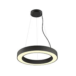 LED Pendelleuchte MEDO® RING 60 DALI, 26W 3000/4000K (CCT Switch) 3750lm 110°, CRi >90, DALI dimmbar, schwarz