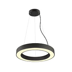 LED Pendelleuchte MEDO® RING 60 PHASE, 27W 3000/4000K (CCT Switch) 3750/4000lm 110°, CRi >90, dimmbar, schwarz