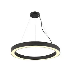 LED Pendelleuchte MEDO® RING 90 DALI, 42W 3000/4000K (CCT Switch) 5000/5300lm 110°, CRi >90, DALI dimmbar, schwarz