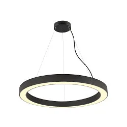 LED Pendelleuchte MEDO® RING 90 PHASE, 43W 3000/4000K (CCT Switch) 5000/5300lm 110°, CRi >90, dimmbar, schwarz