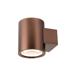 LED Wandleuchte OCULUS PHASE, Up/Down, Wechsel-Optik, 15W 2000-3000K 100°, CRi >90, Dim-to-Warm, dunkel kupfer