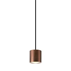LED Pendelleuchte OCULUS DTW PHASE PVD, Wechsel-Optik, 11W 2000-3000K 100°, Dim-to-Warm, dunkel kupfer