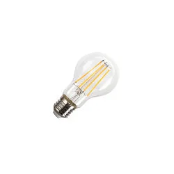 LED Filament Birnenform A60, E27, 3.8W 2700K 830lm 280°, CRi >80, schaltbar, klar