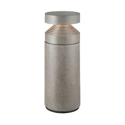 LED Outdoor Pollerleuchte CONCRETE POLE 55, PHASE, 15W, 2700K, 600lm, IK06, IP65, grau