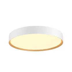 LED Deckenleuchte DECONA 42 CL, PHASE, rund, 23W, 3000/4000K, 2600/2730lm, UGR<25, IK06, IP44, dimmbar, weiß/gold