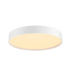 ceiling luminaire DECONA 42 CL round, with sensor, suitable for VDU workstation IP44, white, lacquered 
