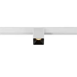 track spot FIXT-IT! round, surface-mounted version, suitable for VDU workstation IP20, black, white, lacquered dimmable